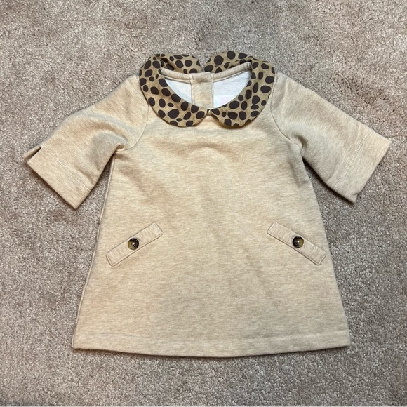Janie and Jack Animal Print Dress 3-6 months - Picture 1 of 4